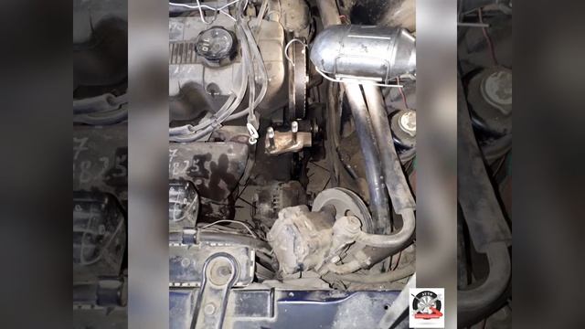 Замена помпы на Mitsubishi Galant 1989г.