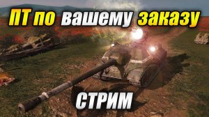 СТРИМ на ПТ по заказу (Tanks Blitz)