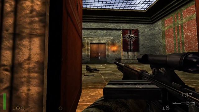 RTCW: Enigma v2 + mod Textures & Weapons - gameplay complete PC смотреть онлайн