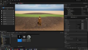 UE 5. 01 - Добавляем физ. материал на материал ландшафта.Add phys. material to landscape material.