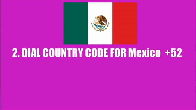 How do I dial from US to Mexico? Mexico Country Dialing Code смотреть онлайн