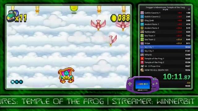 Frogger's Adventures: Temple of the Frog in 20:12 (Any%) (Old WR) смотреть онлайн