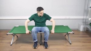 Раскладушка туристическая карповая, кровать походная складная для рыбалки и кемпинга, 187 см