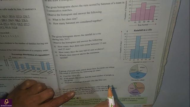 Run Through of Chapter 16 Q 7 TO Q 13 wow maths class 8th Data Handling смотреть онлайн