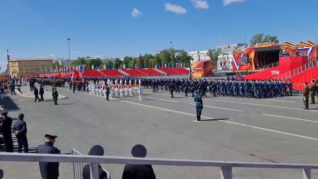 В Самаре прошла генеральная репетиция парада Победы. ПОЛНАЯ ВЕРСИЯ.