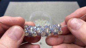 Кракле с гематитом. Рондели с кварцем. Янтарь. Переделка украшений для Натальи из Коврова. Часть 2.