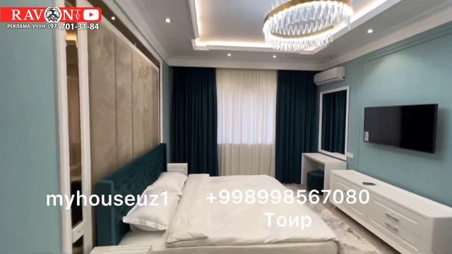янги квартира сотилади 4 хона 4 кават евро ремонт нархи 210000 $ манзил Тошкент Яккасарой тумани