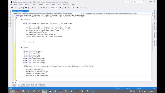 Replace Method With Method Object смотреть онлайн