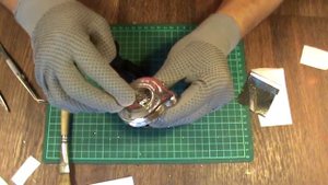 Хромирование в домашних условиях. Зеркальная поталь краска - ч.2