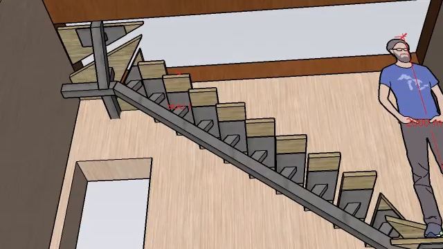 Проект лестницы на моно косауре угол наклона 37 градусов смотреть онлайн