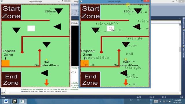 Testing | Multiple object tracking and shape detection смотреть онлайн