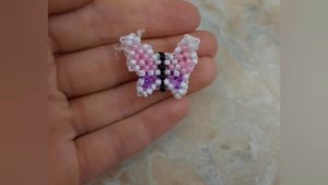 Объёмные фигурки из бисера: Череп ?, Бабочка ?, Смайлик ☺️ !!