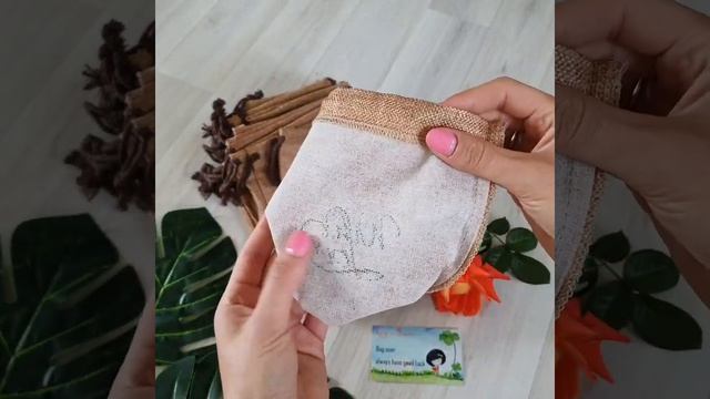 Льняные мешочки с нанесением любого логотипа