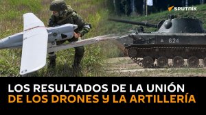 Una dupla letal: coordinación y eficiencia entre los drones y la artillería rusa