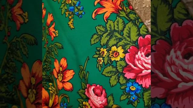 "Рапсодия" #павловопосадская#шаль#платок#рапсодия#обзор#старинка смотреть онлайн