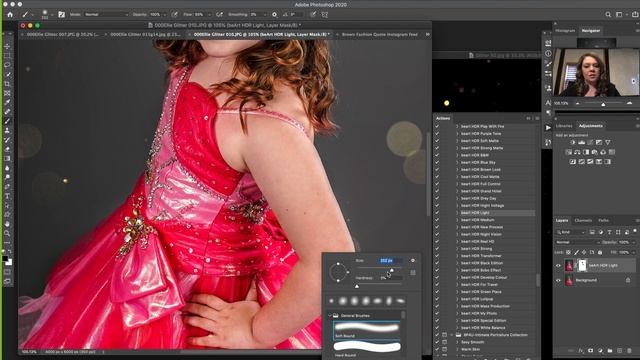 Adding a glitter overlay in Photoshop смотреть онлайн