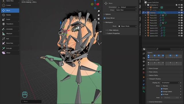 10 Риггинг персонажа в Blender 3d с помощью rigify