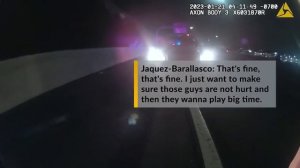 Video: Suspected drunk driver reacts to crash that killed woman changing tire on I-40