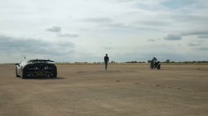 Lamborghini Huracan Turbo против Kawasaki H2R ГОНКА