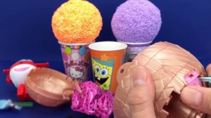 Super Wings Play Foam Ice Cream Cups Surprise I Toy Story LOL Marvel Kinder Surprise Eggs