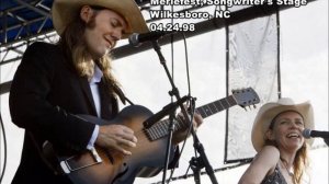 Gillian Welch & David Rawlings Merlefest, Songwriter's Stage Wilkesboro, NC 04 24 98