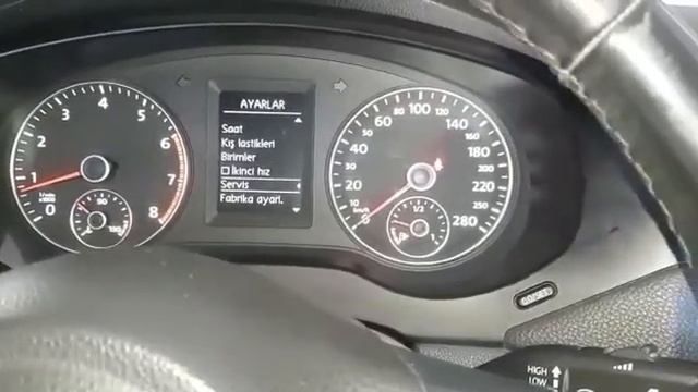2010 2011 2012 Jetta yağ bakımı sıfırlama