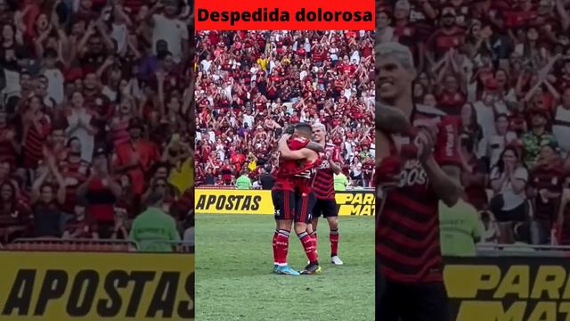 Diego se despede da torcida e passa a camisa 10 pro Gabi gol