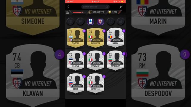 *CAGLIARI* DANIELE DE ROSSI 94 SBC Solution || Madfut 21