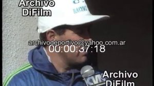 Futbol Reportaje a Carlos Babington - Racing Club - DiFilm 1993