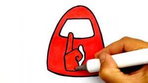 Как нарисовать Амонг Ас | Как рисовать Among Us Командира Экипажа | Рисунки из игры Амонг Ас.