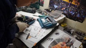 Ремонт MAKITA 4329 замена ролика лобзика