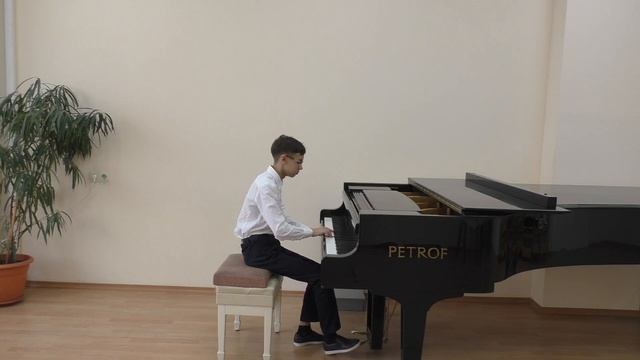 ДШИ №55 Перминов Ярослав, 13 лет, 1 И. С. Бах Двухголосная инвенция C dur, 2 Э. Григ Вальс смотреть онлайн
