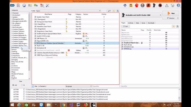 Skyrim SE: CBP Physics CBBE/UUNP Mod Organizer 2 Tutorial