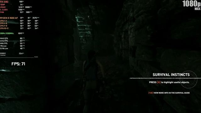 Shadow of the Tomb Raider | 1080p | (RX 580 8 GB | AMD Ryzen 5 1600 AF | 16 GB RAM) смотреть онлайн