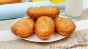 Очень необычные и вкусные жареные пирожки с картошкой. Особенно удивит Вас начин