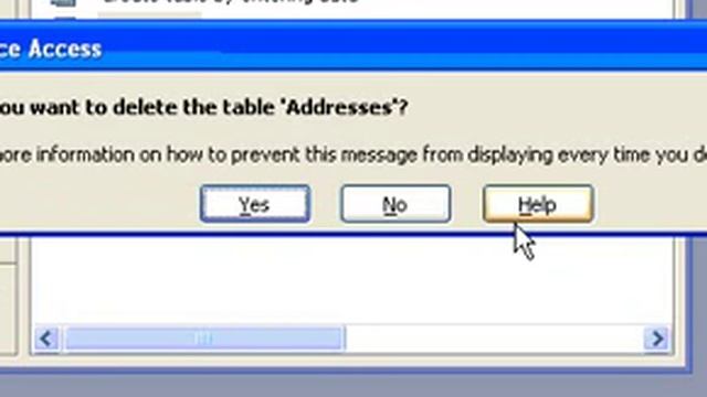 Microsoft Office Access 2003 Delete a database object смотреть онлайн