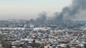 ПОЖАР В ЦЕНТРЕ ТЮМЕНИ 12.02.2020