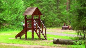 Прогулка по красотам Конаковского бора (понтонный мост, стадион, Волга)