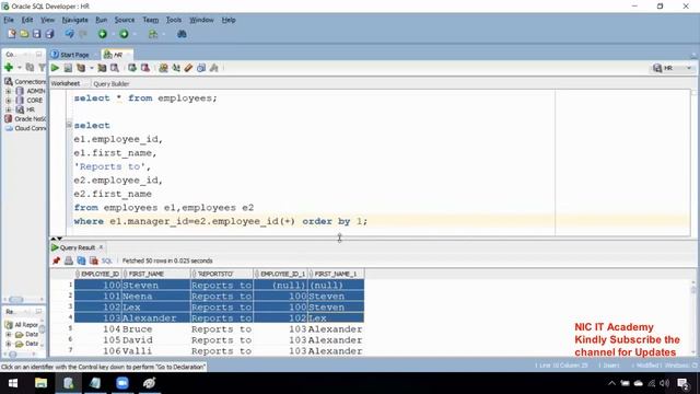 How to find Hierarchies in Oracle (CONNECT BY) & Self Join|Hierarchical queries in oracle by exampl смотреть онлайн