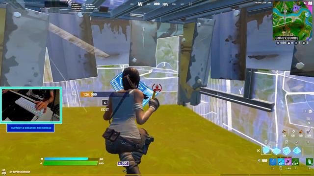 HARLEY HITTER PICKAXE GAMEPLAY / SOLO ARENA Victory Royale + HANDCAM (Fortnite Season 8 No Talking) смотреть онлайн