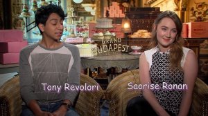 Saoirse Ronan & Tony Revolori"Grand Budapsst Hotel" Stephen Holt Show