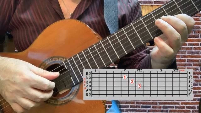 Простая мелодия на гитаре за 5 минут для новичка Игра на гитаре с нуля, видео уроки быстрое обучени