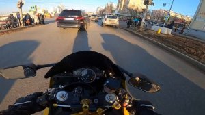 СТАНТ + ПРОХВАТ НА МОТО ПО ГОРОДУ YAMAHA R6