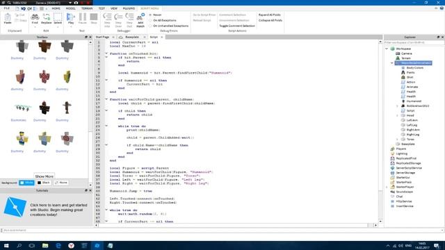 Уроки по Roblox Studio(LUA) - NPC и его поведение