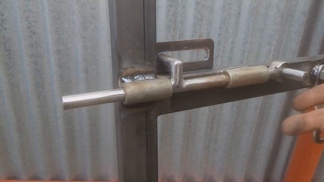 Засов для калитки (door lock) смотреть онлайн