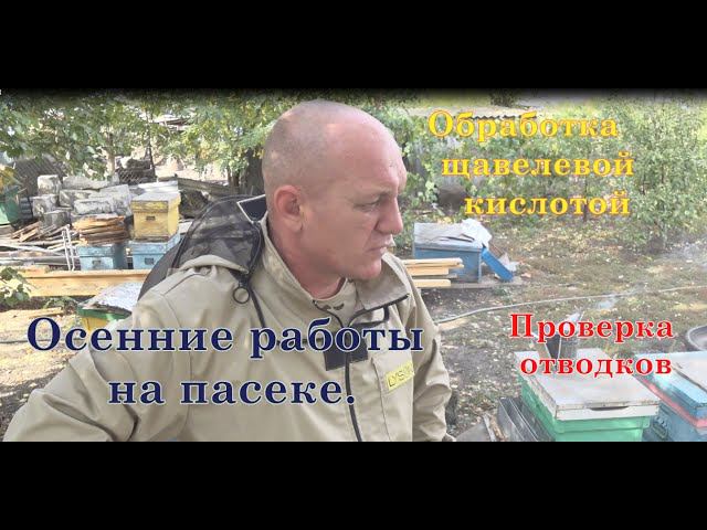 Осенние работы на пасеке
