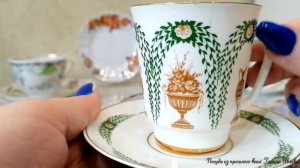 Прекрасный ЛФЗ, предметы из сервизов  Золотая осень, Март, Лунный, Виноград, Бабочка, Летний сад