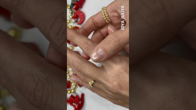 DIY?широкое кольцо из бисера #бисероплетение #beadedrings #кольцоизбисера