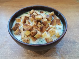 Куриный суп с плавленым сыром