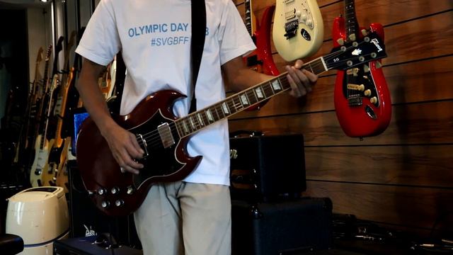 Review Gibson Sg Standard Yamano 2003 Cherry Burst смотреть онлайн